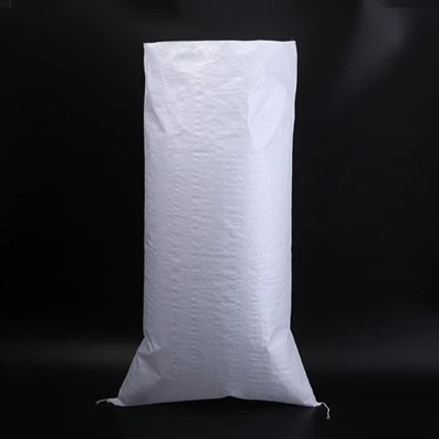 Khoom noj khoom haus- qib Dawb Pp Woven Bags