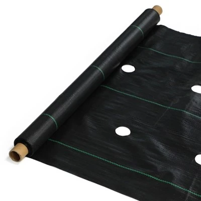Round Hole Perforated Weed Control Npuag Yob